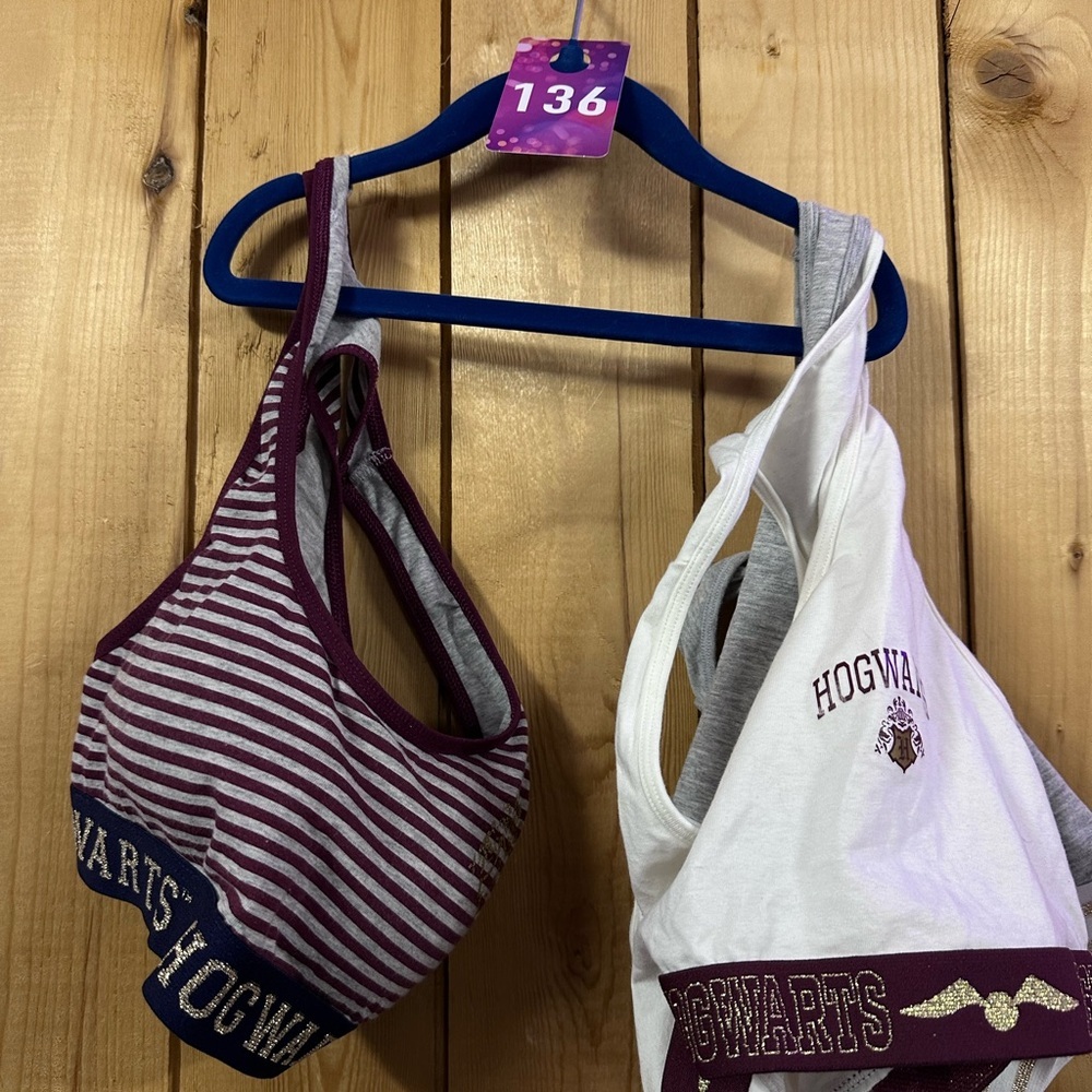 136. 3 x Hogwarts sports bras